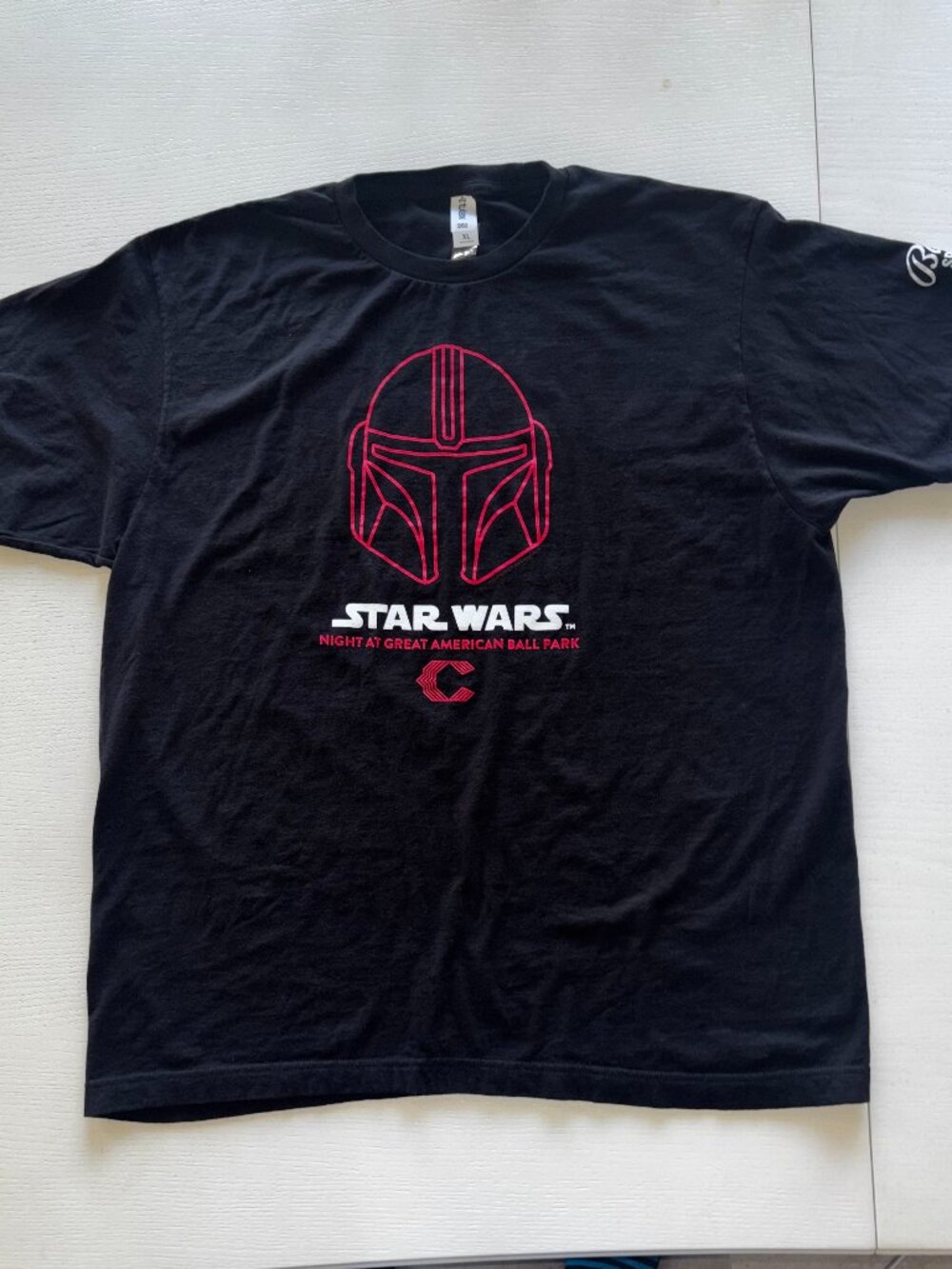 Cincinnati Reds Star Wars Night Mandolarian Stadium Giveaway T-Shirt